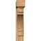 Ekena Millwork Merced Block Rough Sawn Bracket w/ Offset Brace, Western Red Cedar, 8"W x 34"D x 40"H BKT0806X34X40MRC05RWR - alternate 2